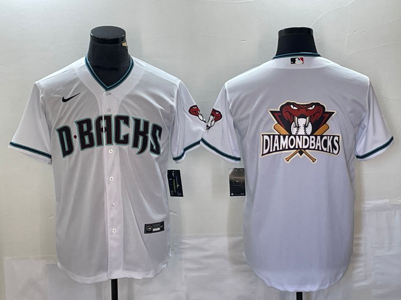 Men Arizona Diamondback Blank White Game Nike 2023 MLB Jersey style 1->los angeles rams->NFL Jersey